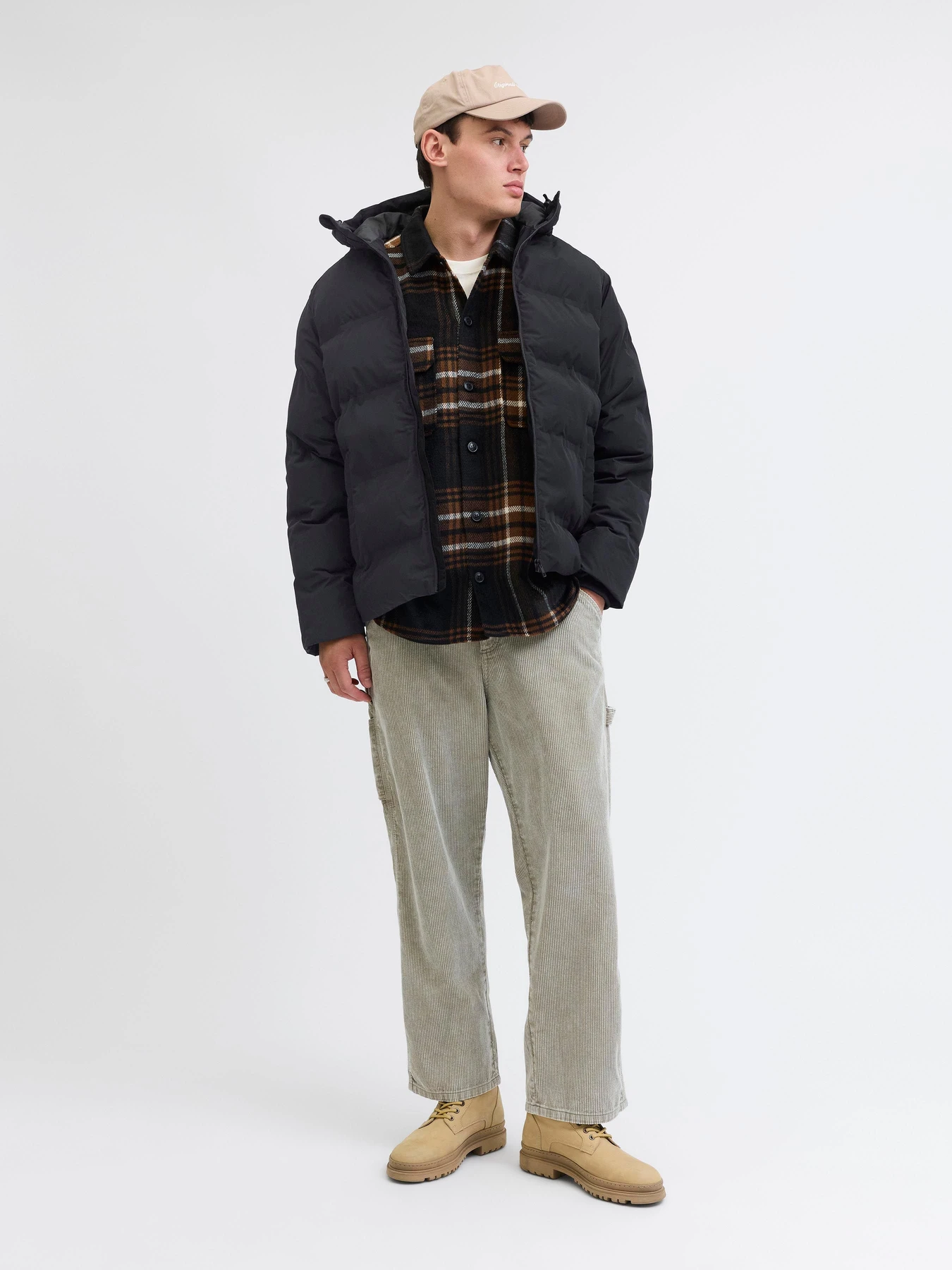 Куртки и дубленки JACK & JONES SOHO PUFFER модель 12278749_Black Куртки и дубленки JACK & JONES SOHO PUFFER модель 12278749_Black Фото