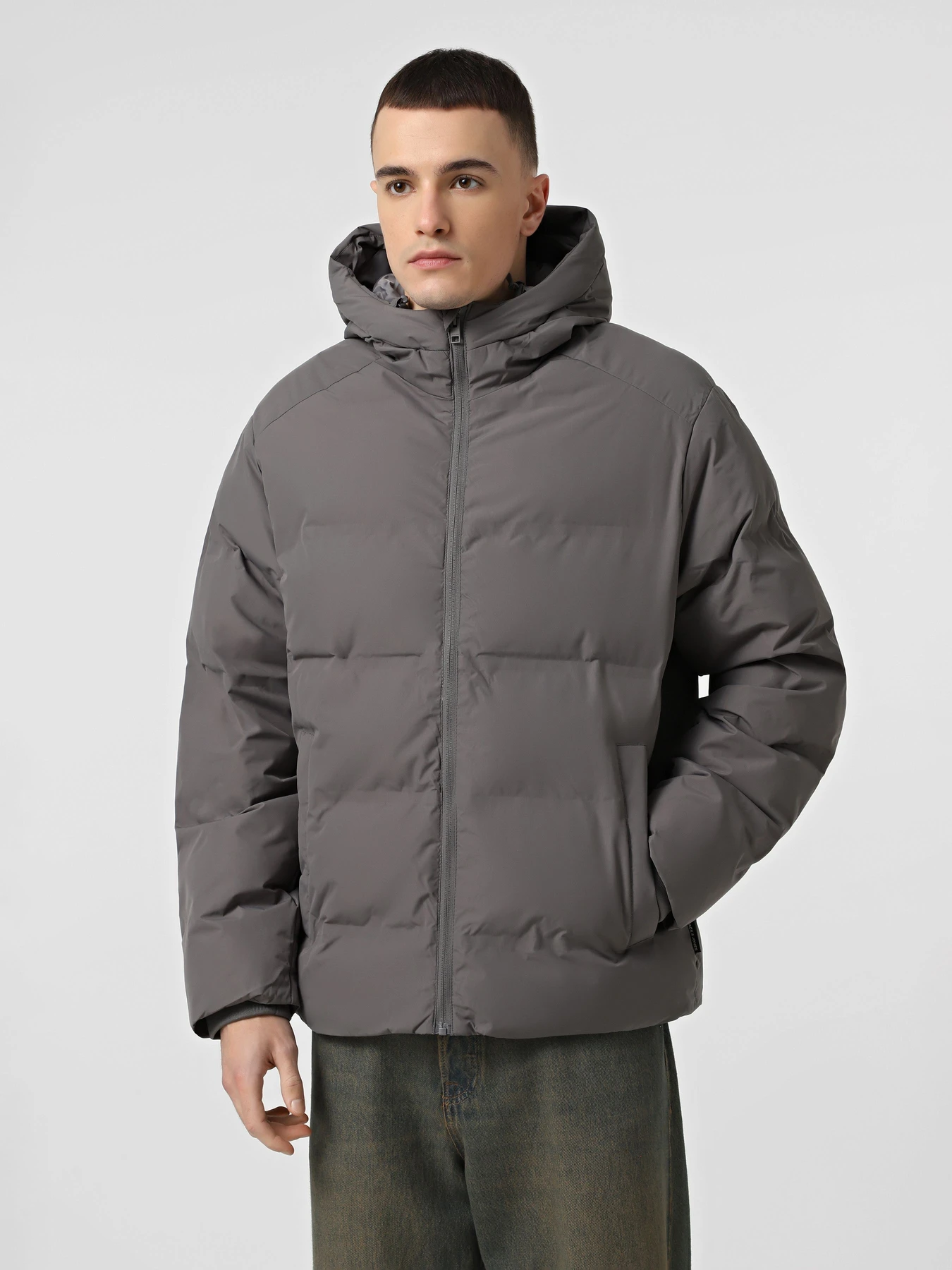 Куртки та дублянки JACK & JONES SOHO PUFFER модель 12278749_Castlerock Фото