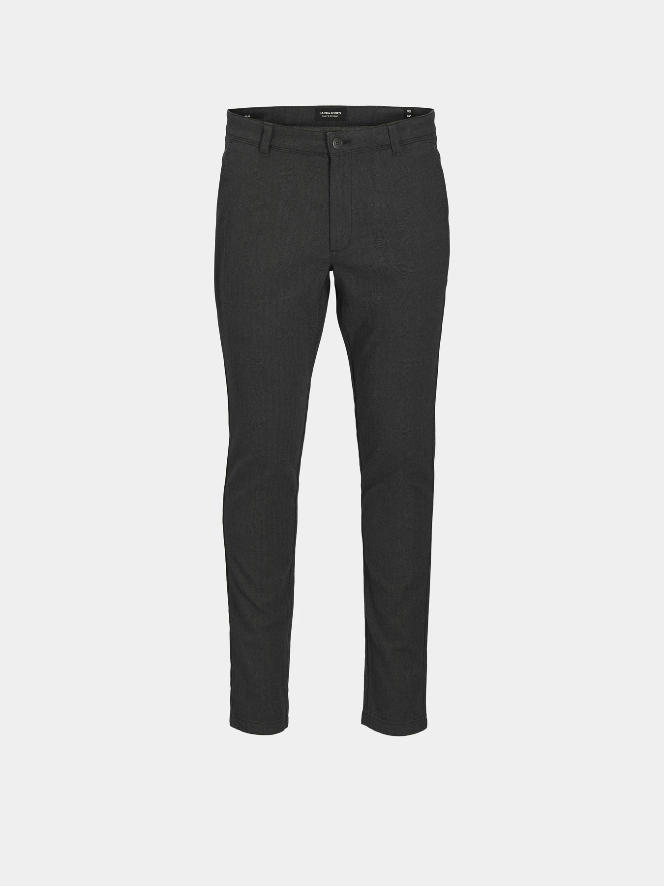 Штани JACK & JONES MARCO BOWIE WINTER CHINO модель 12279659_Dark Grey HERRINGBONE Штани JACK & JONES MARCO BOWIE WINTER CHINO модель 12279659_Dark Grey HERRINGBONE Фото