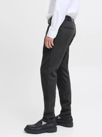Штани JACK & JONES MARCO BOWIE WINTER CHINO модель 12279659_Dark Grey HERRINGBONE Фото