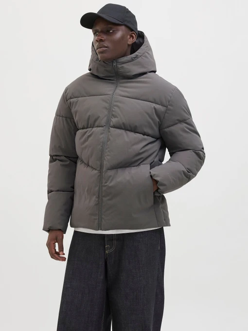 Куртки и дубленки JACK & JONES GLOBAL PUFFER JACKET модель 12283517_Castlerock Фото