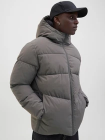 Куртки и дубленки JACK & JONES GLOBAL PUFFER JACKET модель 12283517_Castlerock Фото