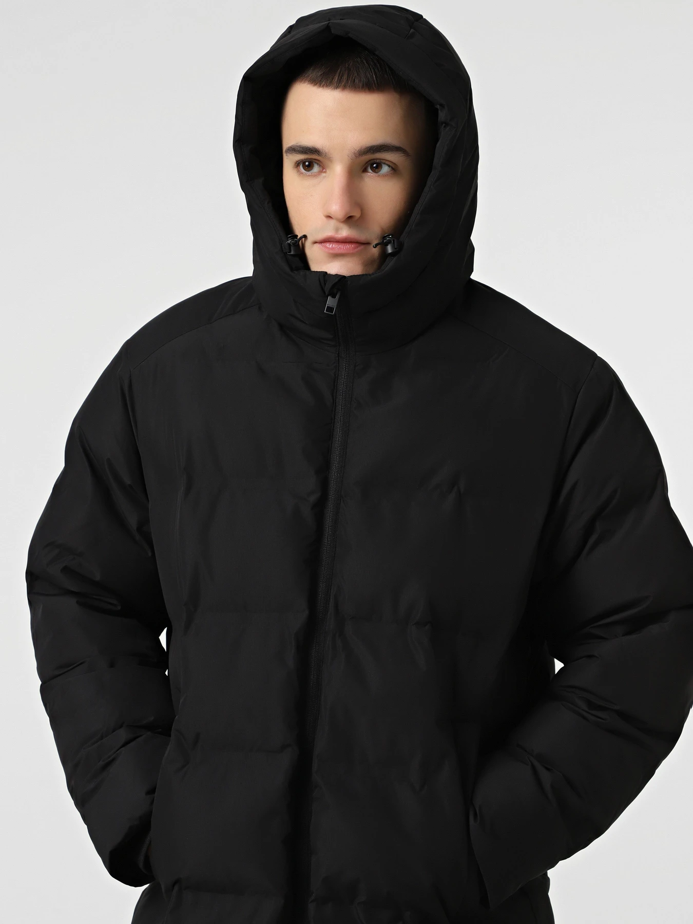 Куртки и дубленки JACK & JONES SOHO LONG PUFFER модель 12289051_Black Фото