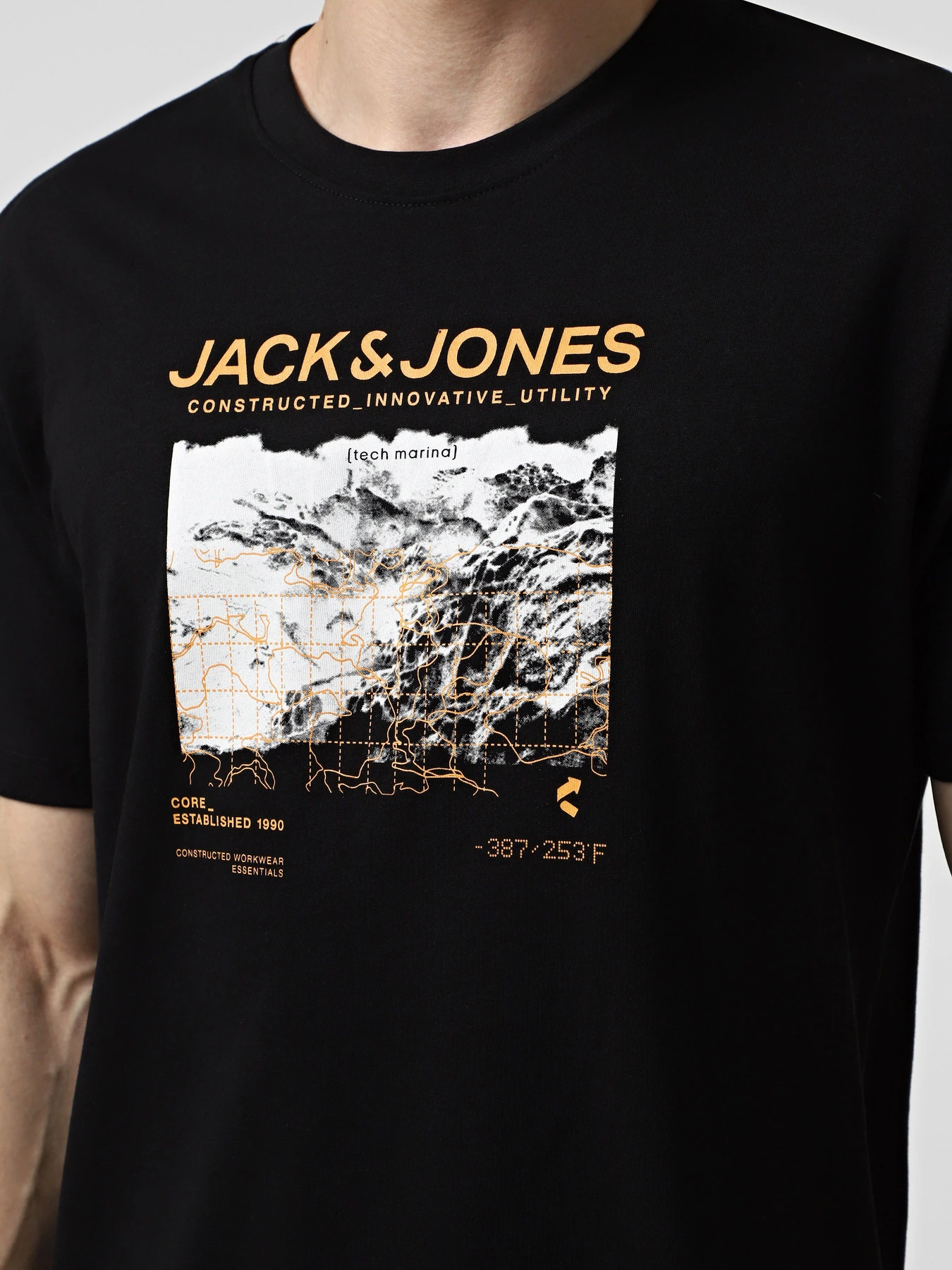 Футболки и поло JACK & JONES BOOST TEE модель 12284423_Black Фото