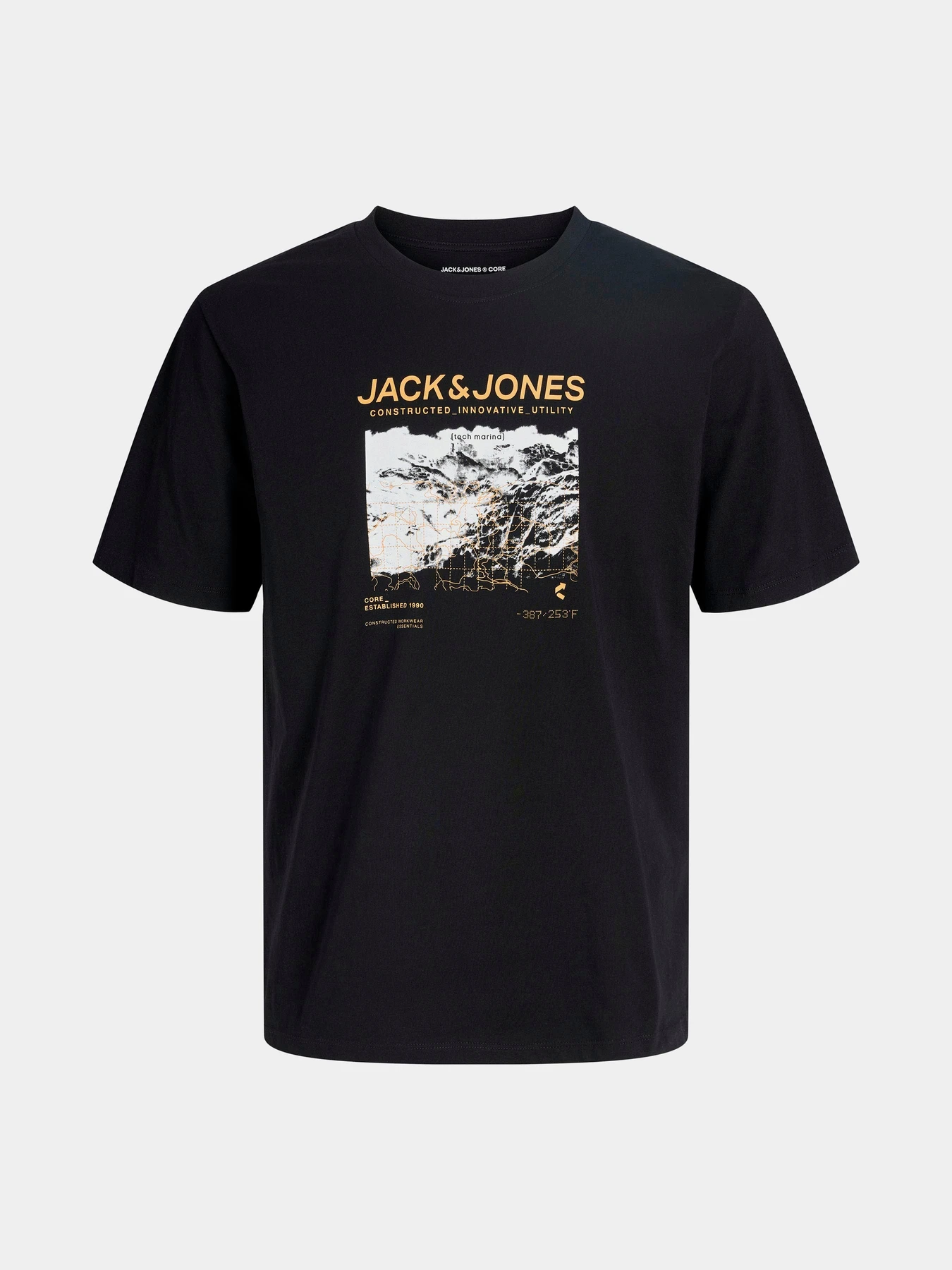 Футболки и поло JACK & JONES BOOST TEE модель 12284423_Black Фото