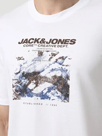 Футболки и поло JACK & JONES BOOST TEE модель 12284423_Bright White Фото