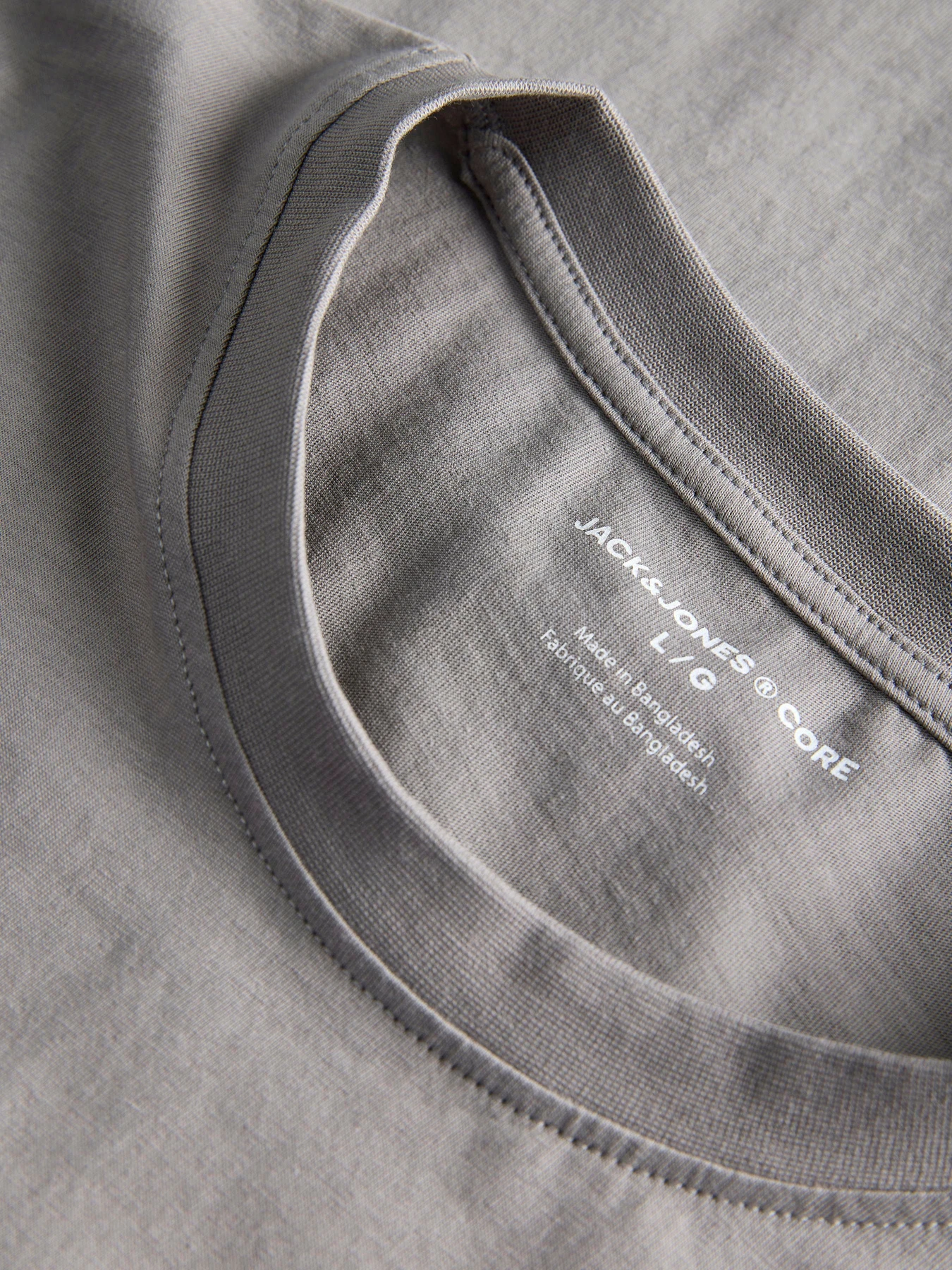 Футболки і поло JACK & JONES BOOST TEE модель 12284423_Gray Flannel Фото