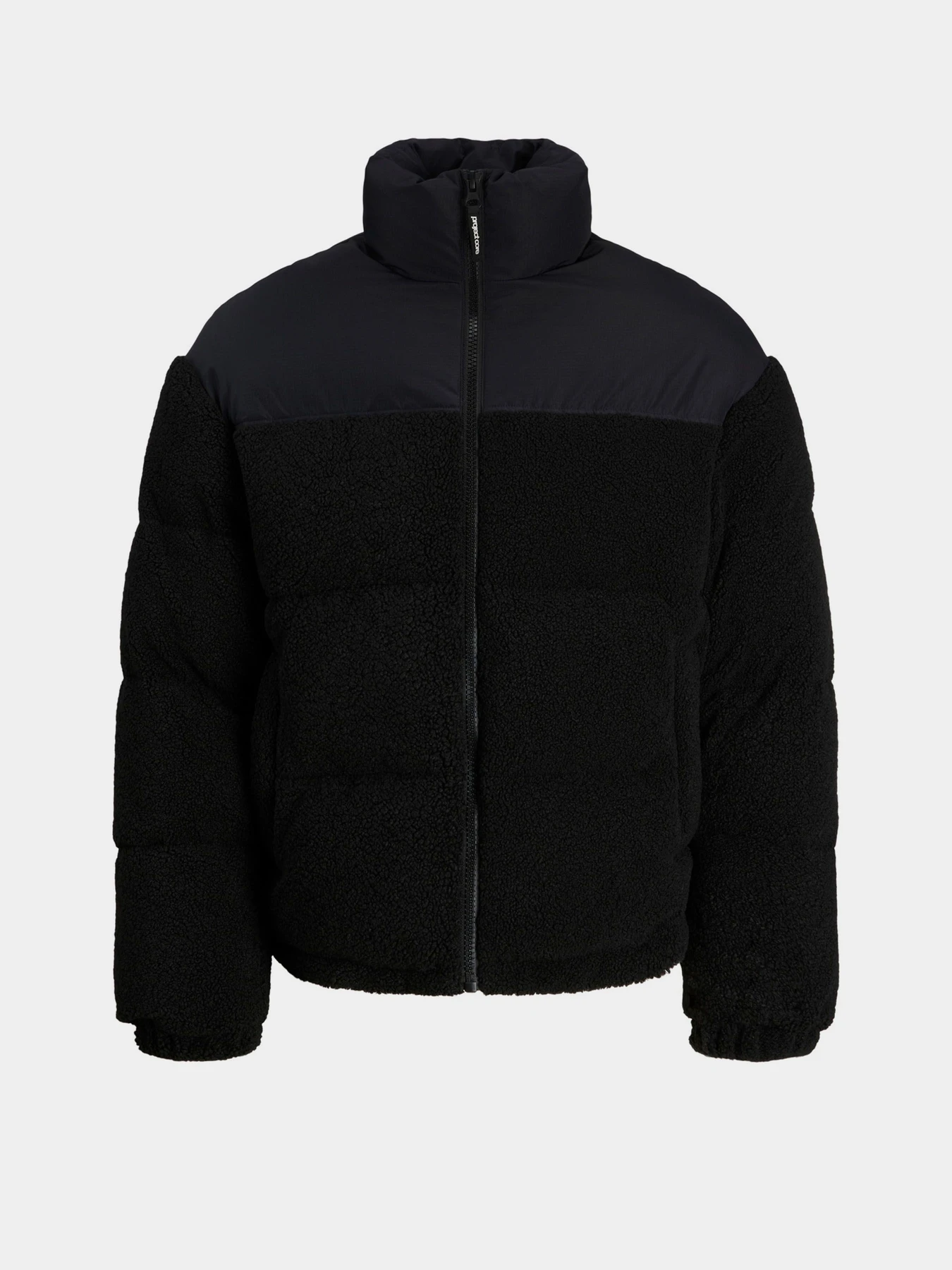 Куртки та дублянки JACK & JONES FLARE TEDDY PUFFER JACKET модель 12286050_Black Куртки та дублянки JACK & JONES FLARE TEDDY PUFFER JACKET модель 12286050_Black Фото