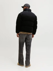 Куртки та дублянки JACK & JONES FLARE TEDDY PUFFER JACKET модель 12286050_Black Фото