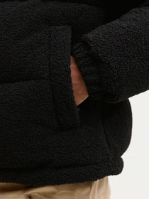 Куртки та дублянки JACK & JONES FLARE TEDDY PUFFER JACKET модель 12286050_Black Фото