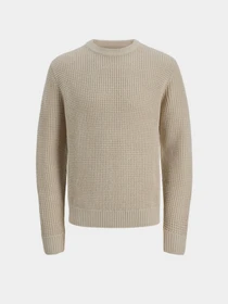 Свитры и кардиганы JACK & JONES GLOBAL KNIT CREW NECK модель 12287594_Moonbeam Фото
