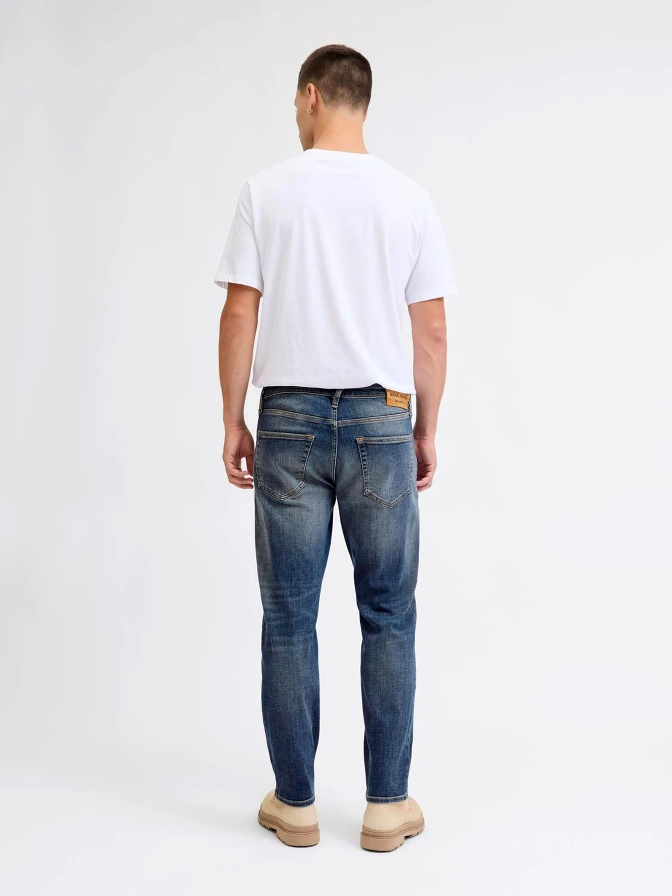 Джинсы JACK & JONES MIKE COOPER модель 12287751_Blue Denim MID BLUE Джинсы JACK & JONES MIKE COOPER модель 12287751_Blue Denim MID BLUE Фото