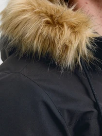 Куртки и дубленки JACK & JONES CAMP FAUX FUR PARKA модель 12279267_Black Фото