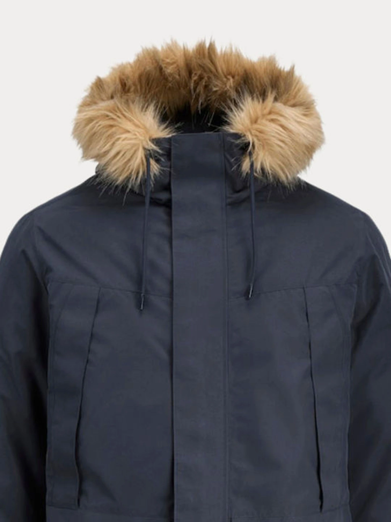 Куртки и дубленки JACK & JONES CAMP FAUX FUR PARKA модель 12279267_Dark Navy TIPPING Куртки и дубленки JACK & JONES CAMP FAUX FUR PARKA модель 12279267_Dark Navy TIPPING Фото