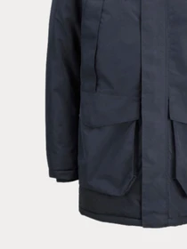 Куртки и дубленки JACK & JONES CAMP FAUX FUR PARKA модель 12279267_Dark Navy TIPPING Фото