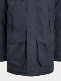 Куртки и дубленки JACK & JONES CAMP FAUX FUR PARKA модель 12279267_Dark Navy TIPPING Фото