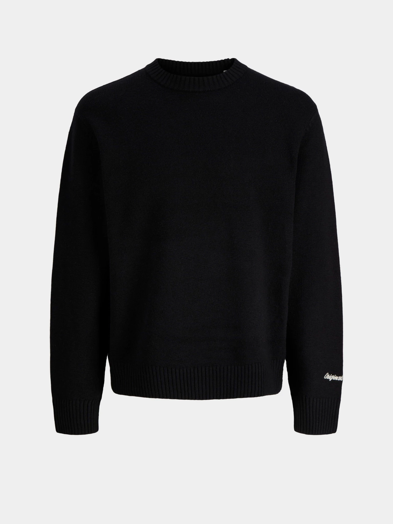 Свитры и кардиганы JACK & JONES NORREBRO KNIT CREW NECK модель 12282728_Black Свитры и кардиганы JACK & JONES NORREBRO KNIT CREW NECK модель 12282728_Black Фото