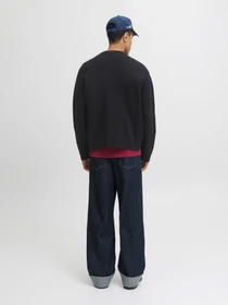 Свитры и кардиганы JACK & JONES NORREBRO KNIT CREW NECK модель 12282728_Black Фото