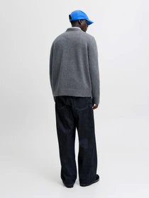 Свитры и кардиганы JACK & JONES NORREBRO KNIT CREW NECK модель 12282728_Dark Grey Melange Фото