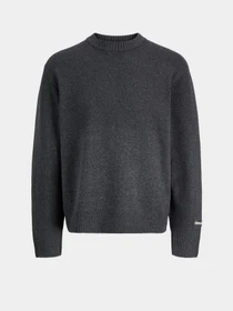 Свитры и кардиганы JACK & JONES NORREBRO KNIT CREW NECK модель 12282728_Dark Grey Melange Фото