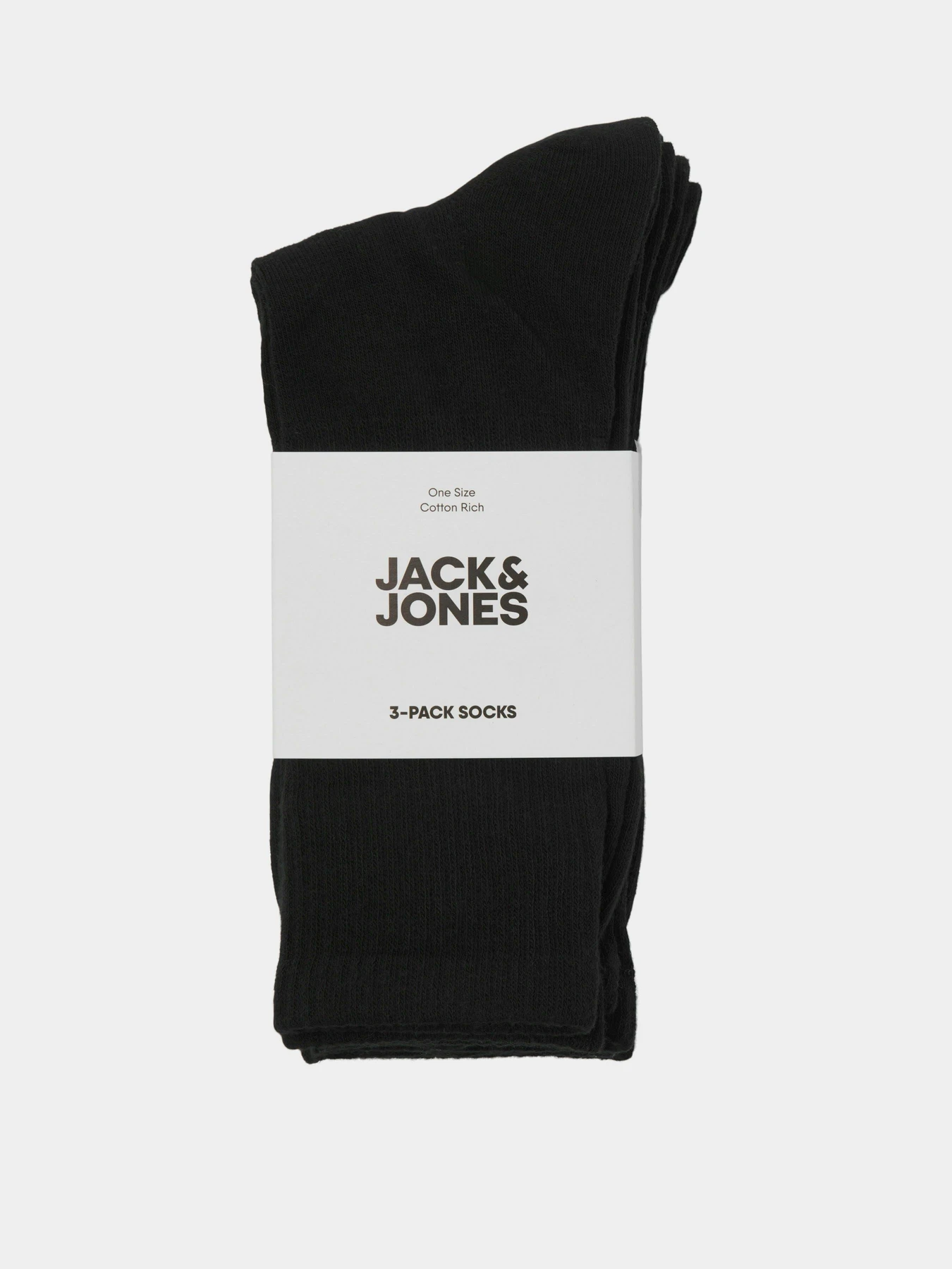 Шкарпетки та гольфи JACK & JONES CHARLES TENNIS SOCK модель 12260081_Black Black - Black Фото