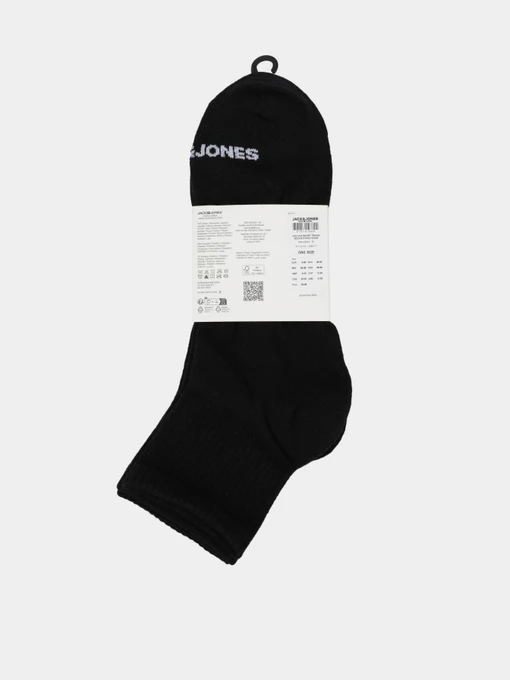 JACK & JONES LUCA SHORT TENNIS SOCKS Набір шкарпеток колір чорний фото 2