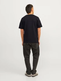 Футболки и поло JACK & JONES CORP LOGO TEE модель 12151955_Black Small Print/Black Фото