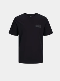 Футболки и поло JACK & JONES CORP LOGO TEE модель 12151955_Black Small Print/Black Фото