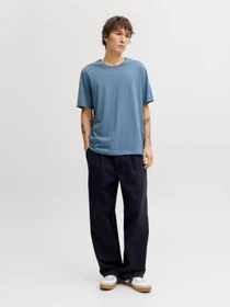 Футболки и поло JACK & JONES ORGANIC BASIC TEE модель 12156101_Blue Mirage Фото