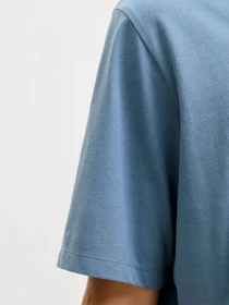 Футболки и поло JACK & JONES ORGANIC BASIC TEE модель 12156101_Blue Mirage Фото