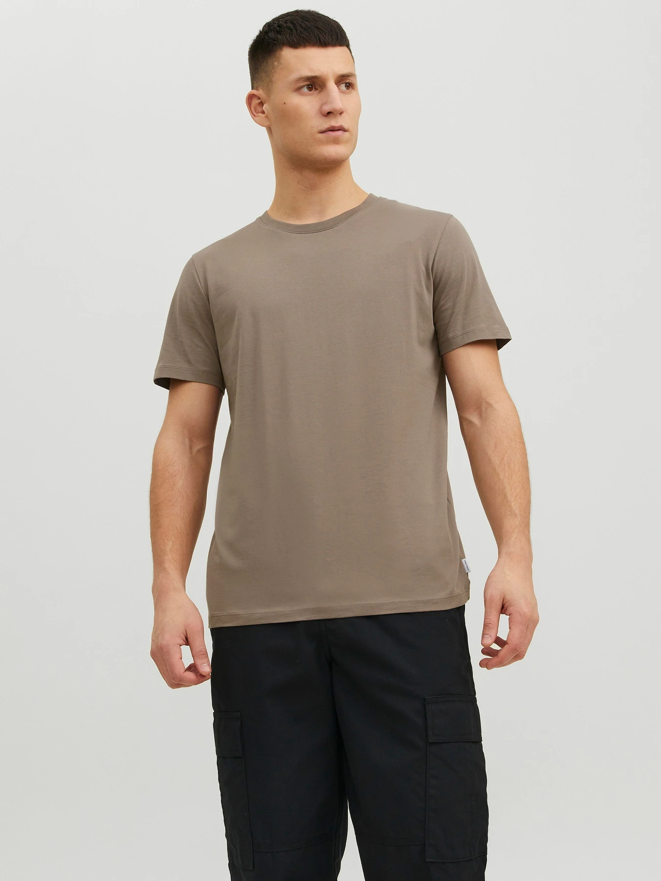 Футболки и поло JACK & JONES ORGANIC BASIC TEE модель 12156101_Falcon Фото