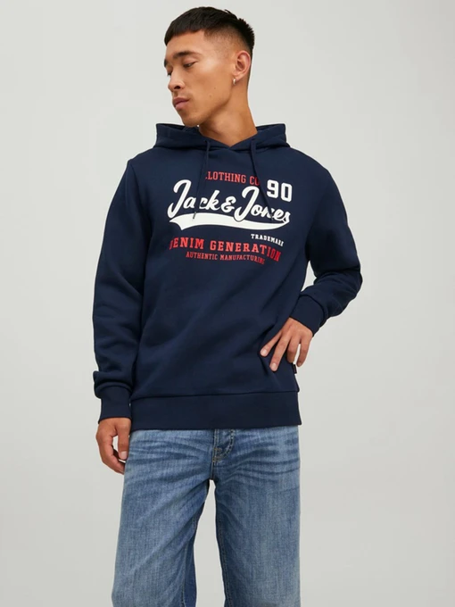 Худи и свитшоты JACK & JONES модель 12210824_Navy Blazer Фото