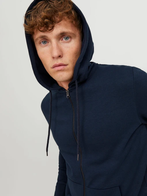 Чоловіча Кофта JACK & JONES BASIC SWEAT ZIP HOOD фото 3