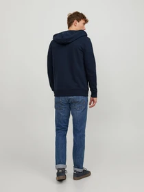 Худи и свитшоты JACK & JONES BASIC SWEAT ZIP HOOD модель 12181901_Navy Blazer REG Фото