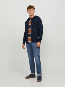 Худи и свитшоты JACK & JONES BASIC SWEAT ZIP HOOD модель 12181901_Navy Blazer REG Фото