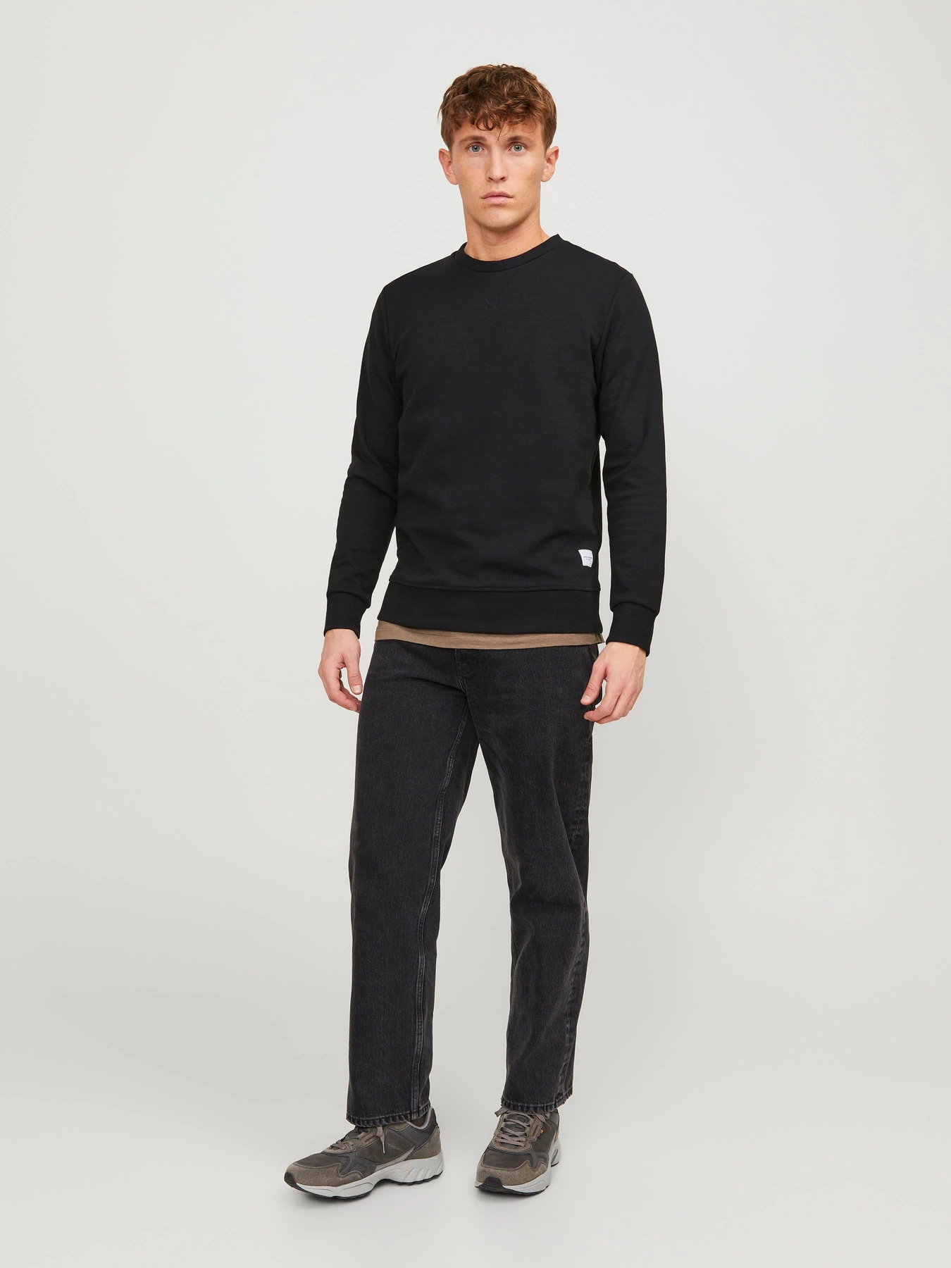 Худі та світшоти JACK & JONES BASIC SWEAT модель 12181903_Black REG Фото