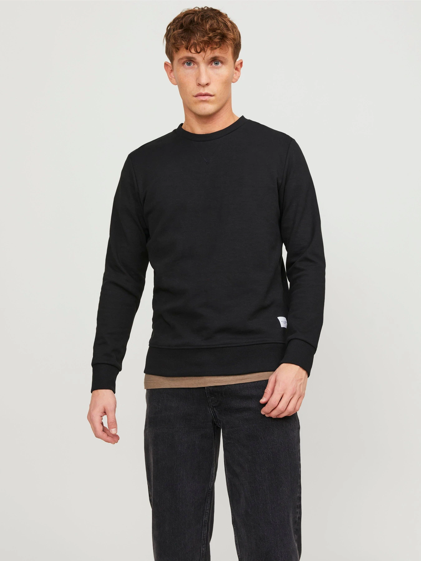 Худі та світшоти JACK & JONES BASIC SWEAT модель 12181903_Black REG Фото