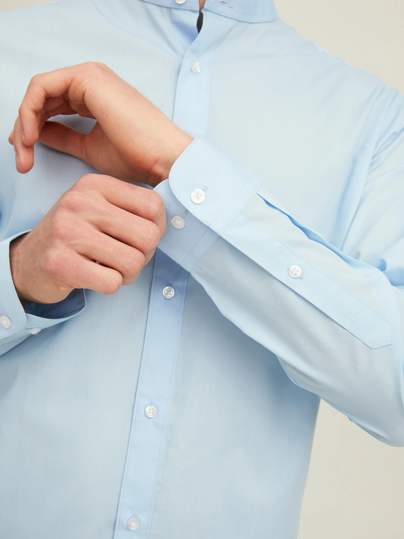 Рубашки JACK & JONES JOE SHIRT модель 12205921_Cashmere Blue Фото