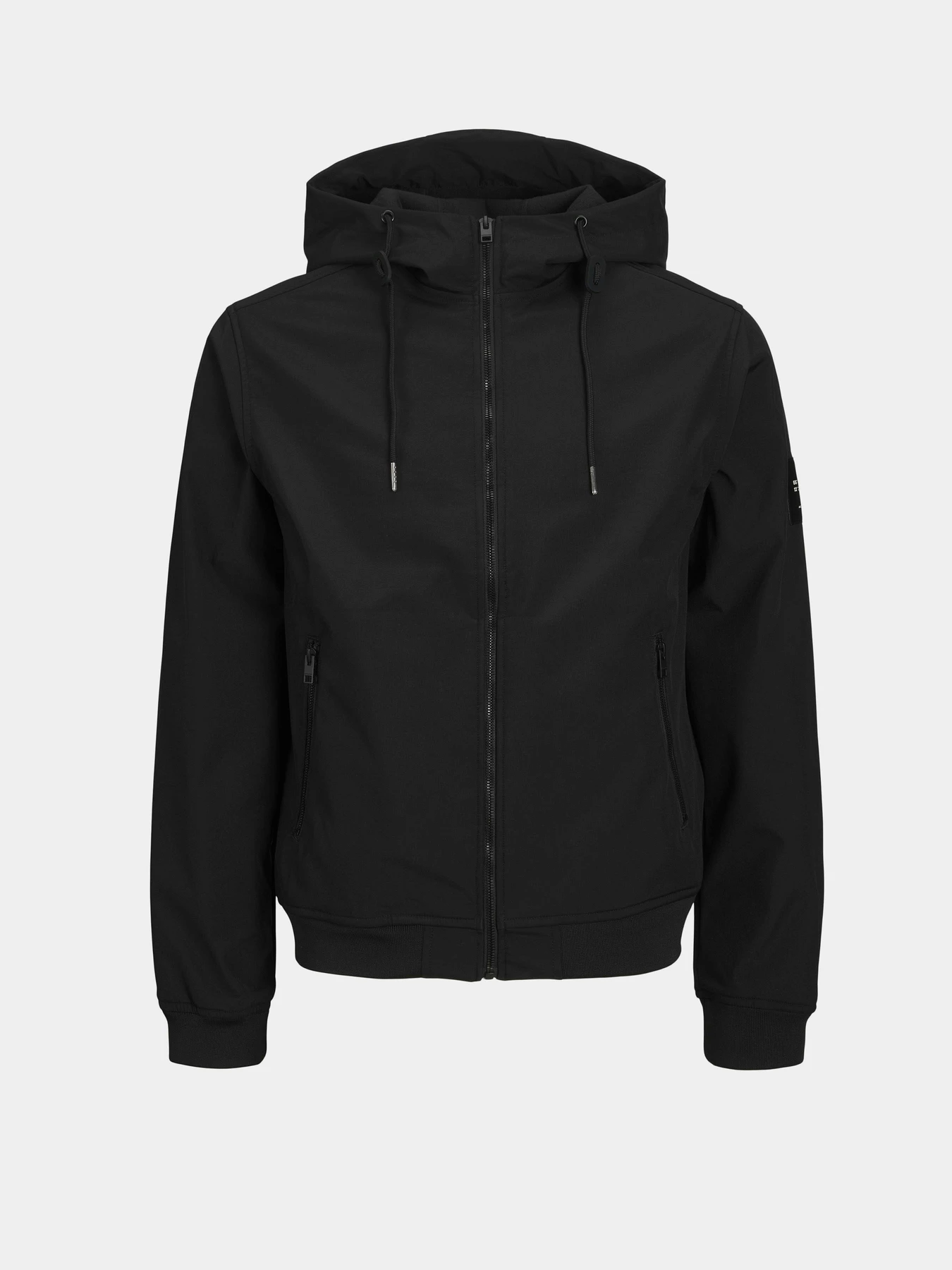 Куртки и дубленки JACK & JONES BASIC SOFTSHELL HOOD модель 12236300_Black Фото