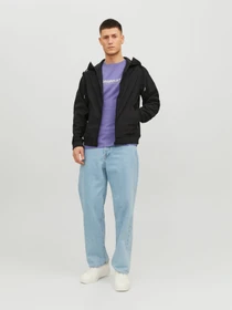 Куртки и дубленки JACK & JONES BASIC SOFTSHELL HOOD модель 12236300_Black Фото