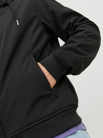 Куртки и дубленки JACK & JONES BASIC SOFTSHELL HOOD модель 12236300_Black Фото