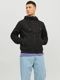 Куртки та дублянки JACK & JONES BASIC SOFTSHELL HOOD модель 12236300_Black Фото