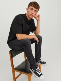 Джинсы JACK & JONES GLENN ORIGINAL модель 12243595_Black Denim Фото