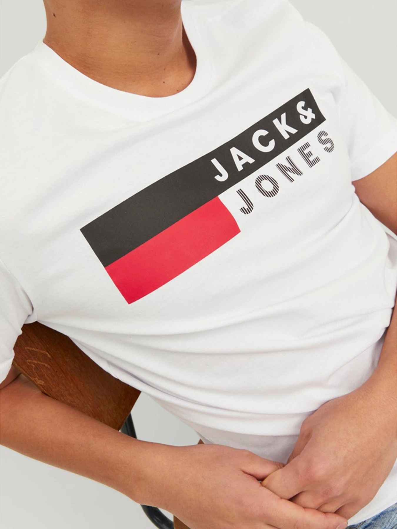 Футболки і поло JACK & JONES модель 12151955_White Футболки і поло JACK & JONES модель 12151955_White Фото