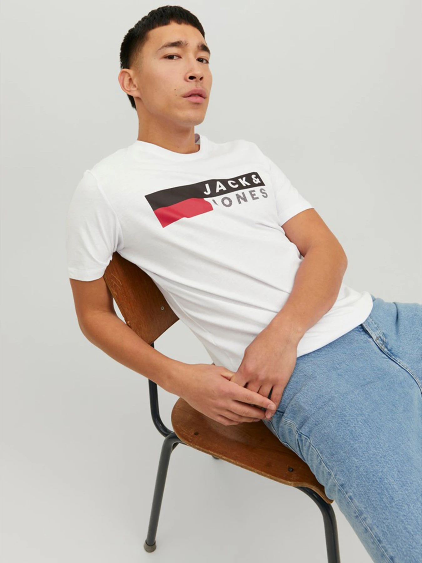 Футболки і поло JACK & JONES модель 12151955_White Футболки і поло JACK & JONES модель 12151955_White Фото