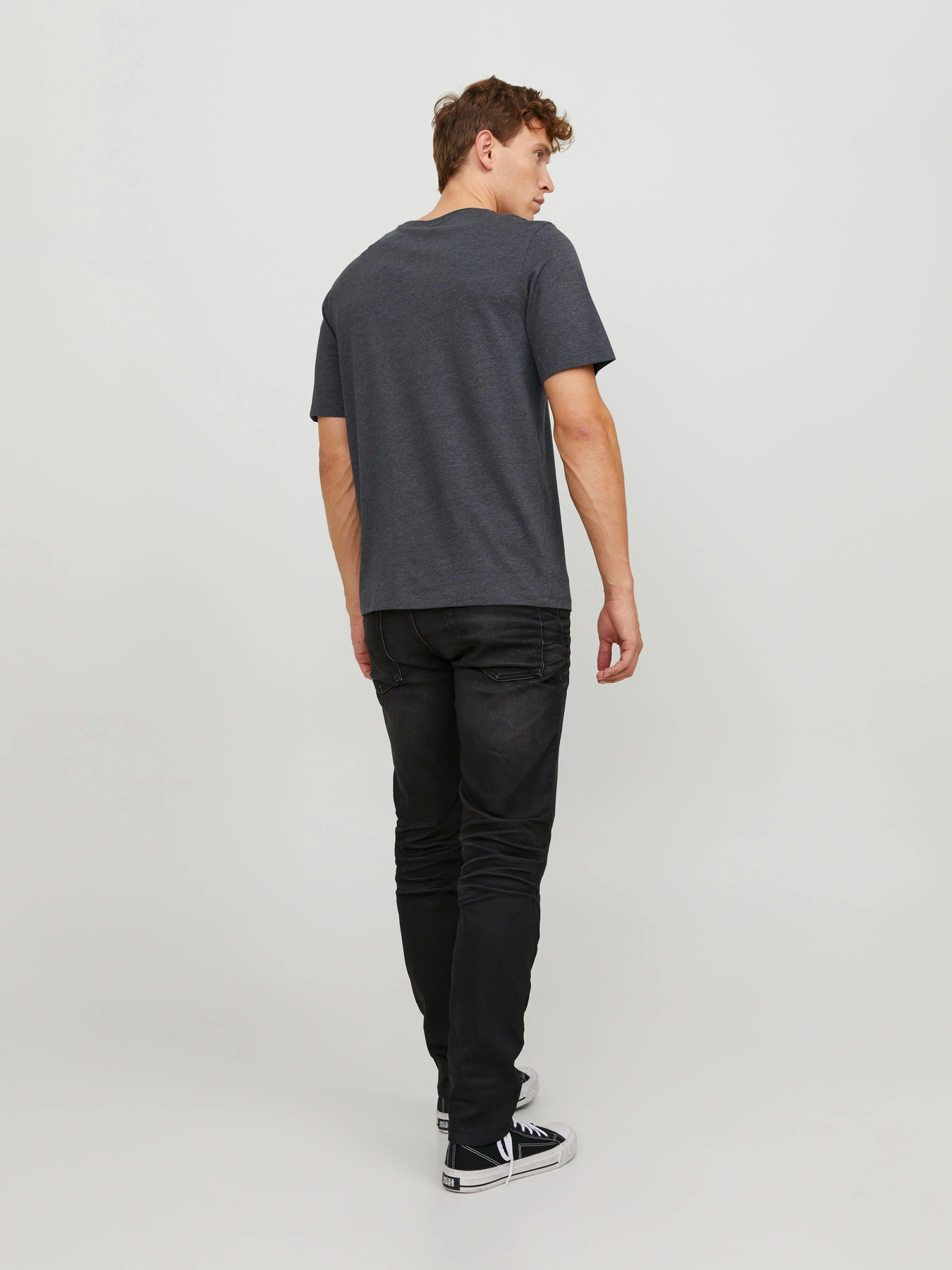 Футболки и поло JACK & JONES STAR JJ TEE модель 12245087_Dark Grey Melange Футболки и поло JACK & JONES STAR JJ TEE модель 12245087_Dark Grey Melange Фото
