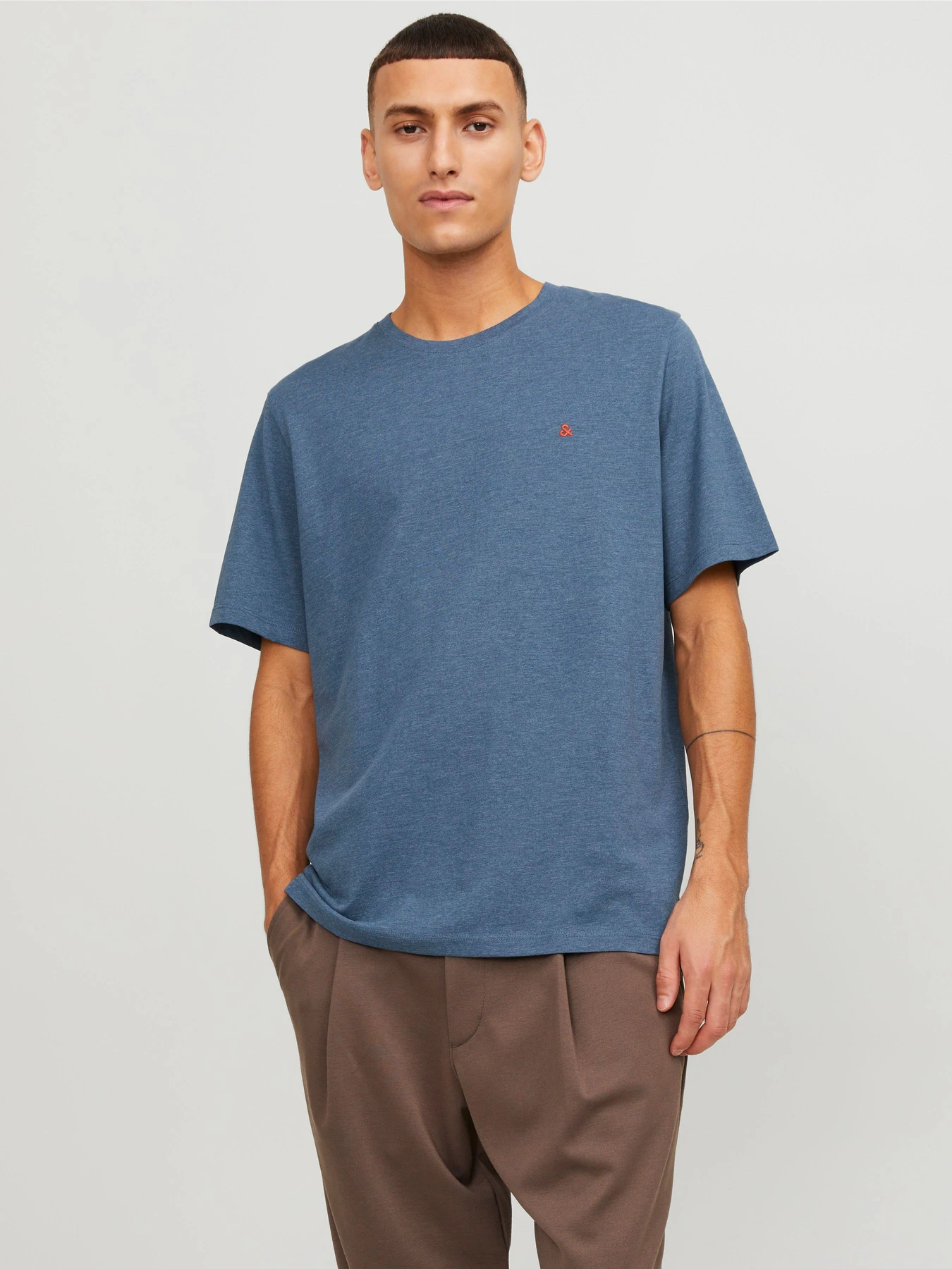 Футболки і поло JACK & JONES STAR JJ TEE модель 12245087_Denim Blue Фото