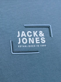 Футболки і поло JACK & JONES CORP GRAPHIC TEE модель 12268415_Blue Mirage Фото
