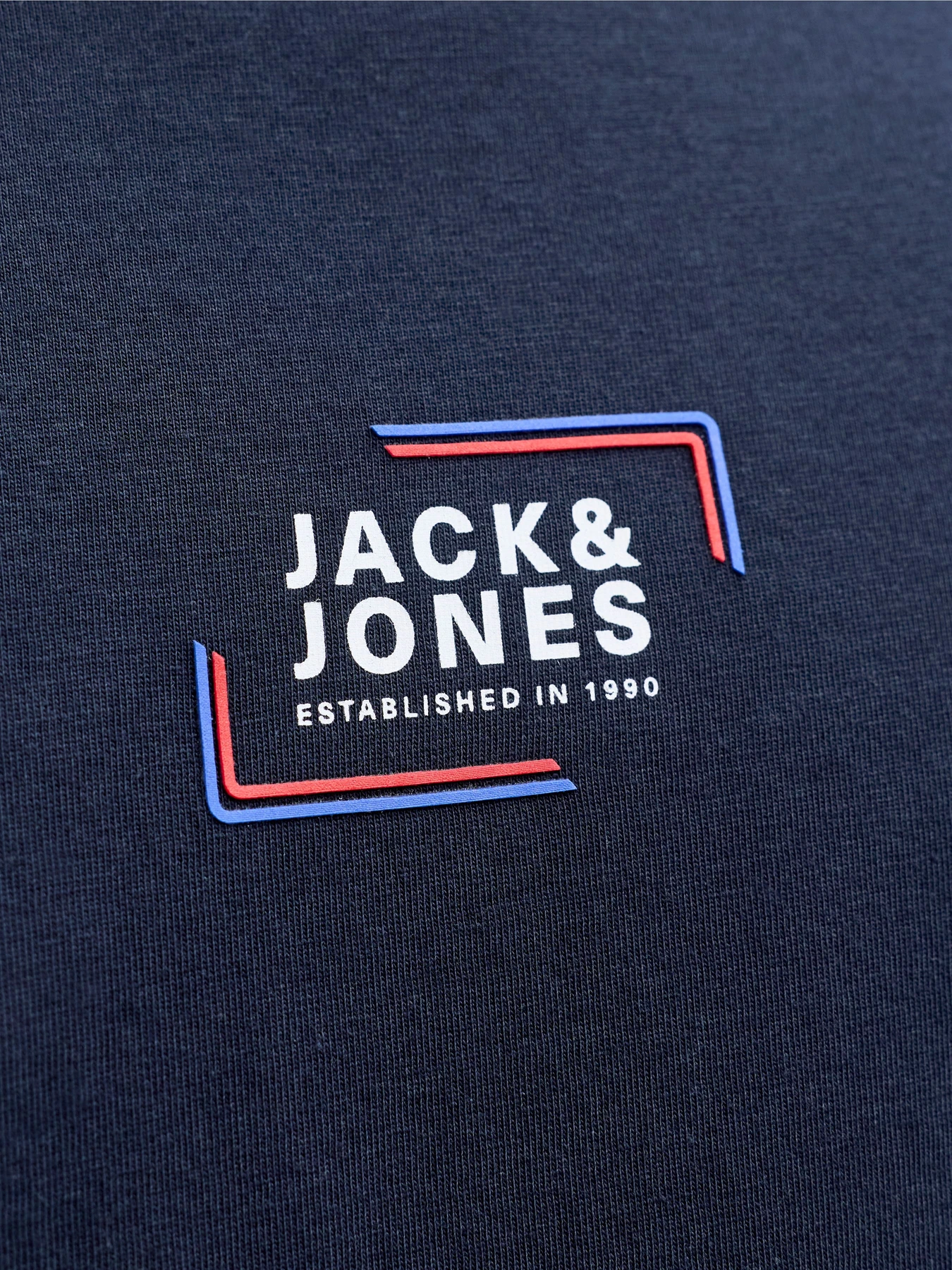 Футболки и поло JACK & JONES CORP GRAPHIC TEE модель 12268415_Navy Blazer Фото