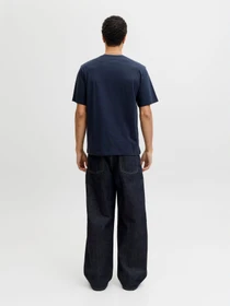 Футболки и поло JACK & JONES CORP GRAPHIC TEE модель 12268415_Navy Blazer Фото